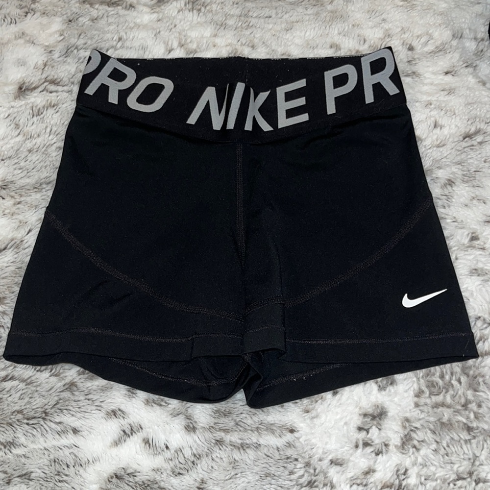 nike pro spandex shorts